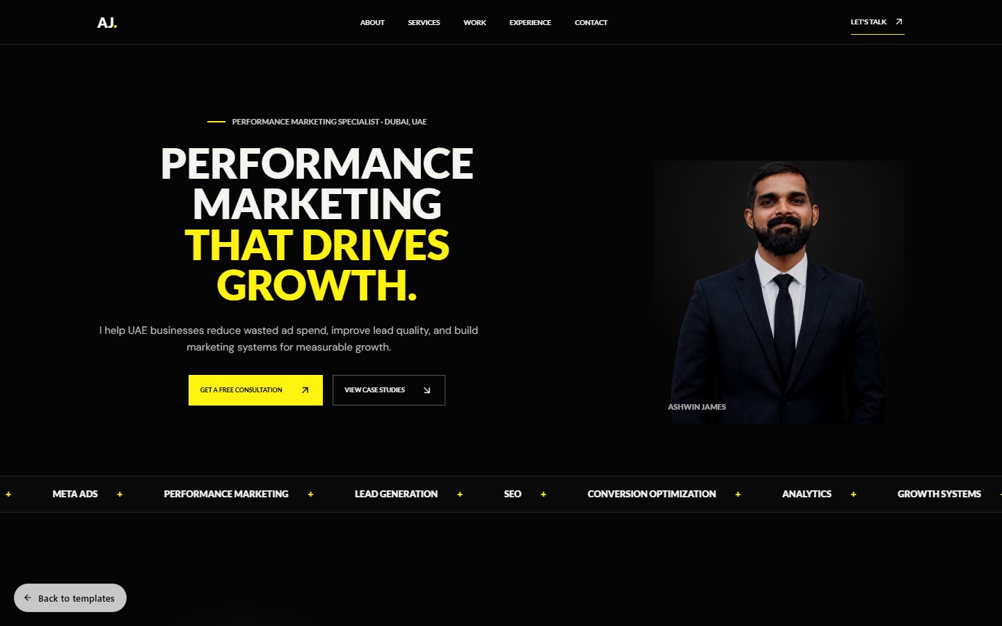 Growthfolio portfolio preview